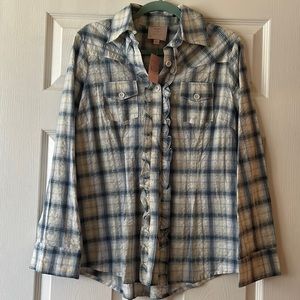 Vintage Romeo & Juliet Couture Plaid Shirt 💕